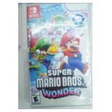 Nintendo Switch Super Mario Bros. Wonder game & The Elder Scrolls V:Skyrim with the Official Companion Guide Book