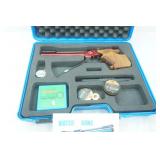 MATCHGUNS Air Pistol and Case. MG-1 Made in Italy. 4.5 cal.