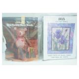 NEW Quilting Kits. Wild Iris Wall Hanging. & The Teddy Bear Book