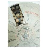 Vintage Boye Needle Company Rotary Display Case (75+% full)