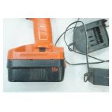 Black N Decker Saw all , Drill ,2 18v Batteries, charger