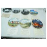 BNSF Collectors Plates with Certificates of Authenticity 14ct. All are edged with 23K Gold