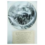 BNSF Collectors Plates with Certificates of Authenticity 14ct. All are edged with 23K Gold