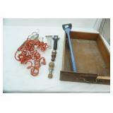 Trailer Hitch Balls, Treble Light, Ice Scrapers, Air Pressure Gauge