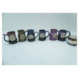 Renaissance Festival Stoneware Mugs