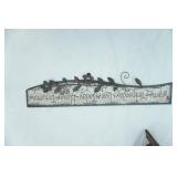 Metal Butterfly Votive Candle Holder, Home Interiors Shelf, Wall Sconce, Hampton Arched Shelf, Learn-Live-Hope Wall Decor