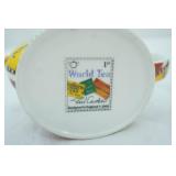 Paul Cardew "World Tea" Porcelain Teapot; Design Pac matte brown triangular stoneware teapot