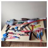 Window Scrapers, Squeegees, Scrubbers, and Brooms