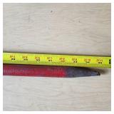 Car Jack and Metal Pry Bar