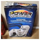 Various Automotive Parts including NAPA Brakes, Power Torque Transmission Filter Kit, and MicroGard Fuel Filters - See Pics