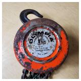 Olympia 1 Ton Chain Hoist with Hooks