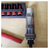 3/8 Drive Socket Set and Ratchet Tools including Impact Driver and Accessories