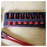 3/8 Drive Socket Set and Ratchet Tools including Impact Driver and Accessories