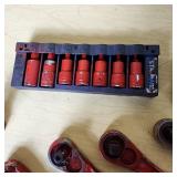 3/8 Drive Socket Set and Ratchet Tools including Impact Driver and Accessories