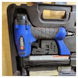 Campbell Hausfeld 18-Gauge Pneumatic Brad Nailer Set with Case and Nails
