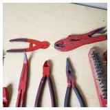 Lot of Hand Tools Including Cutters, Pliers, and Hex Keys
