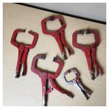 Welders Locking C-Clamps Lot