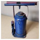 Blue Bottle Jack with Handle