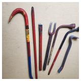 Stanley Wrecking Bar and Pry Bars