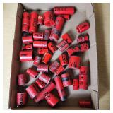 Lot of a Variety of 3/8" Drive Sockets