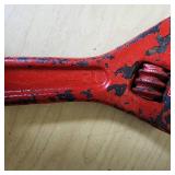 Lot of Assorted Hand Tools Including Adjustable Wrenches, Nippers, Socket Holders, and Pliers