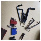 Assorted Allen Wrenches and Hex Keys