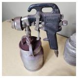 Paint Spray Guns including Air Regulator, Spray Guns, and Accessories