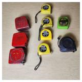 Lot of Tape Measures
