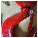 Red Hooks and Rope Bundle including Crosby Hook, High Test 5/16 Hook, and Rope