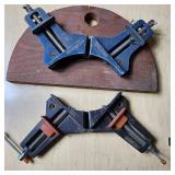 Woodworking Tools including Pittsburgh Vise, Corner Clamps