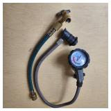 A/C Pro Recharge Hose with Pressure Gauge