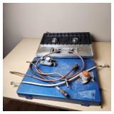 Two-Burner Gas Stove with Regulator and Copper Tubing