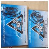 Lot of Fishing Tackle and Accessories including Mister Twister Lures, Water Gremlin Sinkers, and Hooks