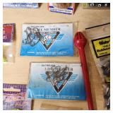 Fishing Tackle including Eagle Claw Snells, Cyber Flex Grubs, and Blue Fox Big Crappie Jigs