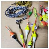 Bobbers, Stringers, Tape Measure