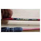 Assorted Fishing Rods and Reels including Zebco and South Bend Models