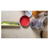 Lot of Mixed Hardware Items including Screws, Bolts, and Fasteners