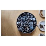 Miscellaneous Hardware Lot including Screws, Bolts, and Nuts