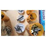 Miscellaneous Hardware Lot including Screws, Bolts, and Nuts