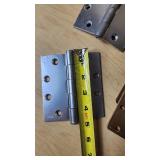 Lot of Hinges Including Stanley and Various Sizes