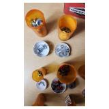 Assorted Hardware and Fasteners in Containers