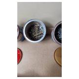 Lot of Various Nails and Screws with Containers