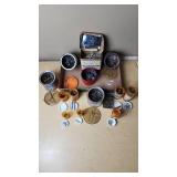 Lot of Assorted Nails, Screws, and Hardware