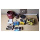 Assorted Nails and Screws in Various Containers