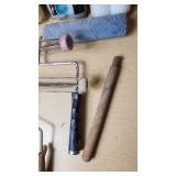 Paint Roller Lot including Sears Roebuck Roller, Contractor Packs, and Accessories