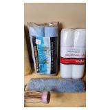 Paint Roller Lot including Sears Roebuck Roller, Contractor Packs, and Accessories