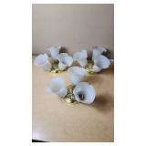 Ceiling Light Fixture with Frosted Glass Shades