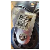 Harbor Freight Swivel Casters, Item 61650, 250 lb. Capacity, 3-1/2" Medium Duty, Set of 2