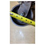Heavy Duty Swivel Casters approximately 5 inches in diameter