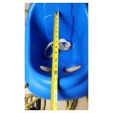 Playstar Blue Toddler Swing with Ropes and Safety Straps